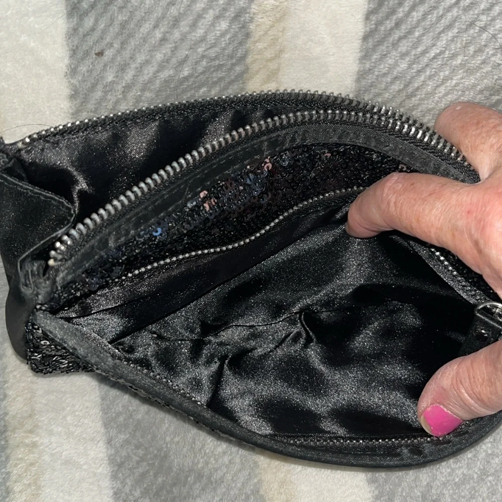 Victoria Secret Sequins and Silk Bag NWOT